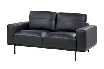 Bruna Soffa 2-sits - Svart - Möbler - Soffa - Skinnsoffa