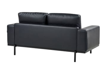 Bruna Soffa 2-sits - Svart - Möbler - Soffa - Skinnsoffa