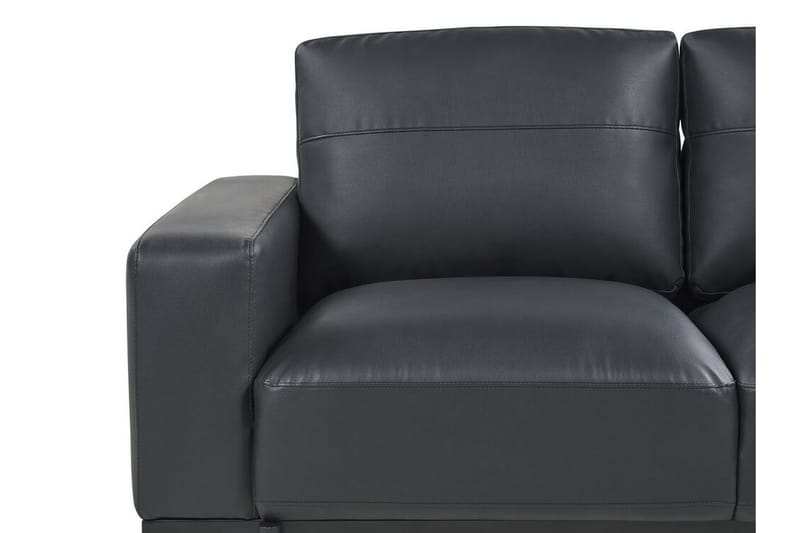 Bruna Soffa 2-sits - Svart - Möbler - Soffa - Skinnsoffa