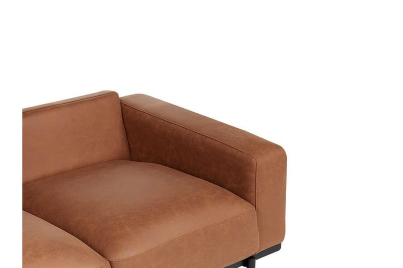 Bruna Soffa 3-sits - Brun - Möbler - Soffa - Skinnsoffa
