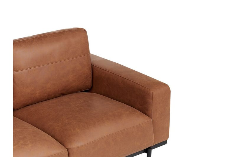 Bruna Soffa 3-sits - Brun - Möbler - Soffa - Skinnsoffa