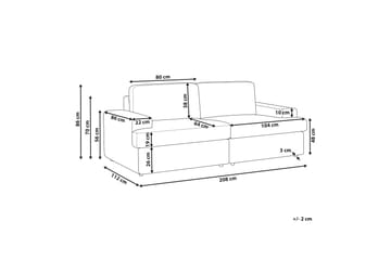 Bryn Soffa 3-sits - Beige - Möbler - Soffa - 3 sits soffa