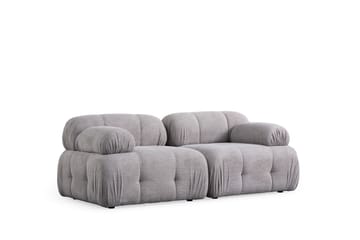 Bubblig Soffa 2-sits Belgin med fasta armstöd