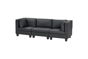 Buck Soffa 3-sits - Svart - Möbler - Soffa - 3 sits soffa