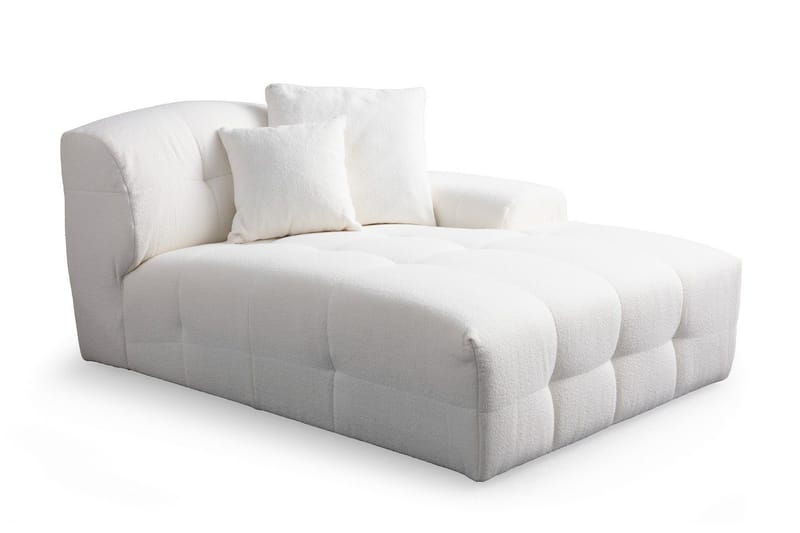 Buddy 4-sits Soffa med Divan - Vit - Möbler - Soffa - Divansoffa & schäslongsoffa - 4 sits soffa med divan