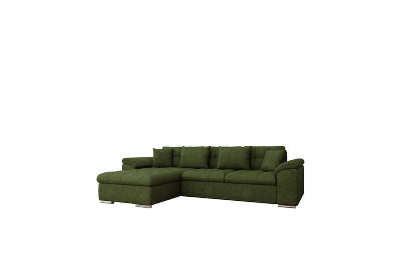 Camior Soffa med Divan 3-sits, Grön