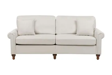 Cher Soffa 3-sits - Beige/Mörkt trä - Möbler - Soffa - 3 sits soffa