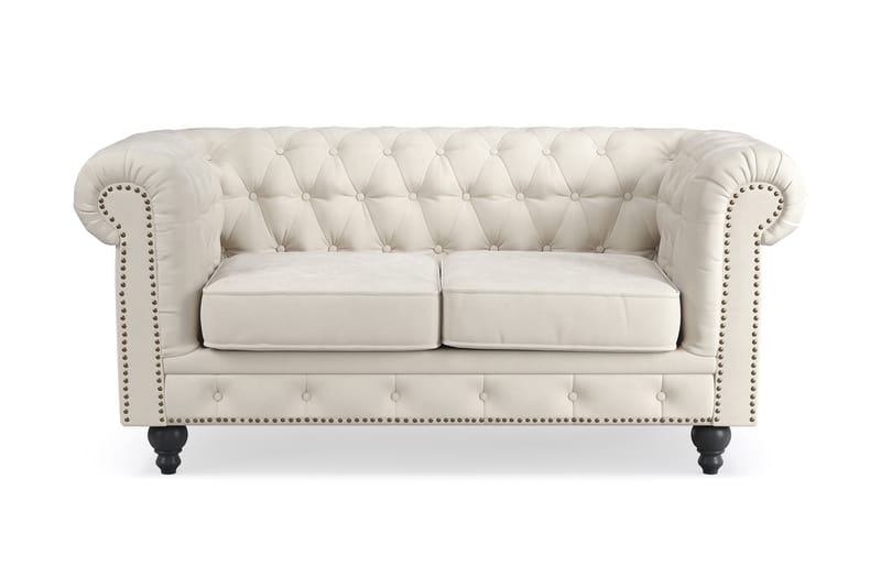 Chesterfield Deluxe 2-sits Soffa - Beige - Möbler - Soffa - 2 sits soffa