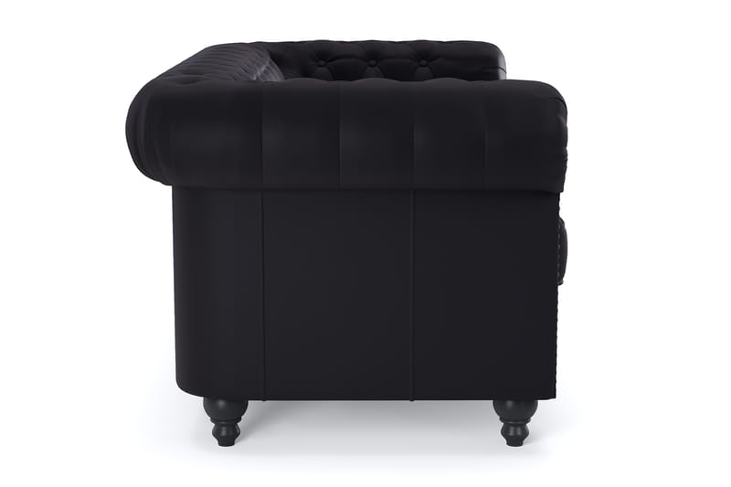 Chesterfield Deluxe 2-sits Soffa - Svart - Möbler - Soffa - 2 sits soffa
