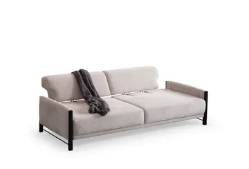 Childress 3-sits Soffa Chenille - Beige - Möbler - Soffa - 3 sits soffa