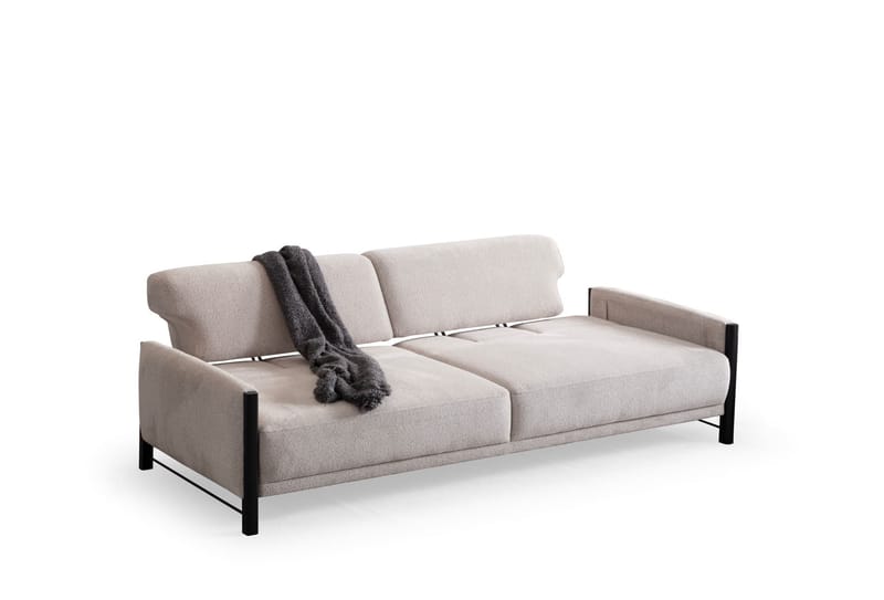 Childress 3-sits Soffa Chenille - Beige - Möbler - Soffa - 3 sits soffa