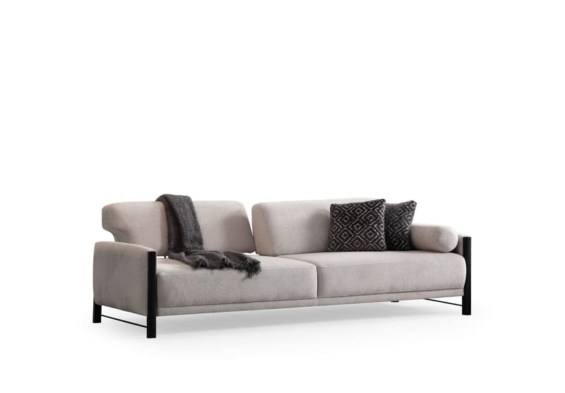 Childress 3-sits Soffa Chenille - Beige - Möbler - Soffa - 3 sits soffa