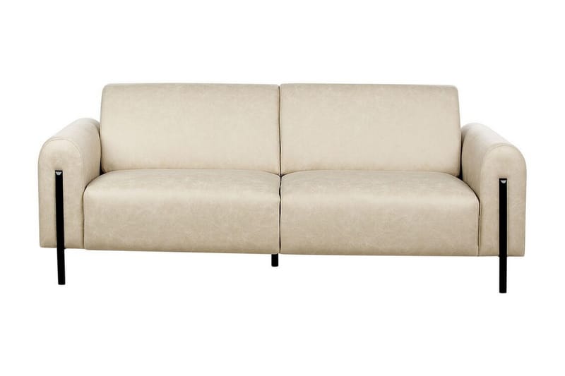 Christa Soffa 3-sits, Beige/Svart
