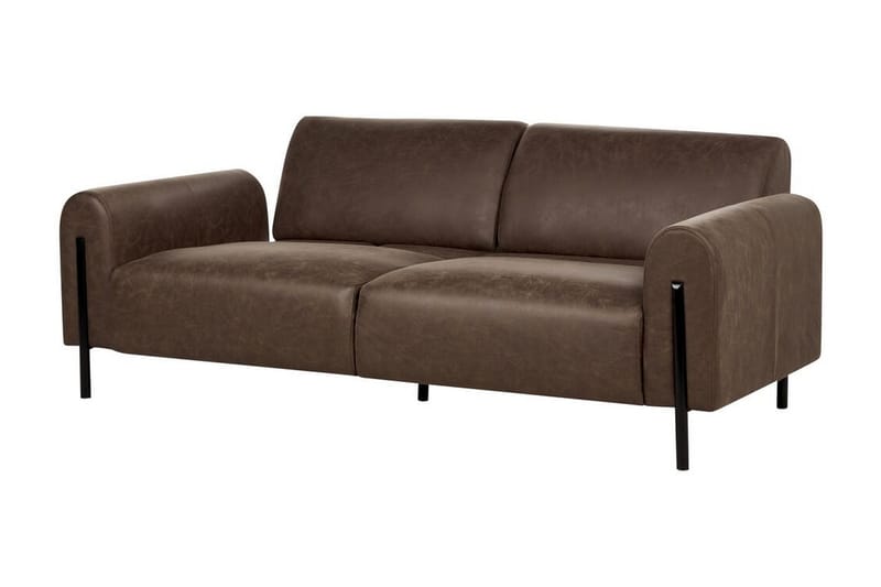 Christa Soffa 3-sits - Brun/Svart - Möbler - Soffa - 3 sits soffa