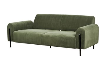 Christa Soffa 3-sits - Grön/Svart - Möbler - Soffa - 3 sits soffa