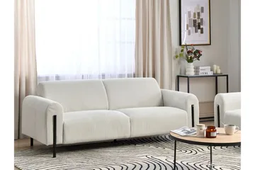 Christa Soffa 3-sits - Vit/Svart - Möbler - Soffa - 3 sits soffa