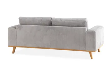 Copenhagen 2-sits Manchestersoffa - Ljusgrå - Möbler - Soffa - 2 sits soffa