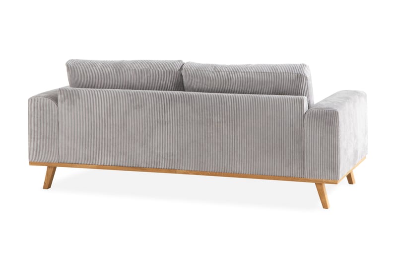 Copenhagen 2-sits Manchestersoffa - Ljusgrå - Möbler - Soffa - 2 sits soffa