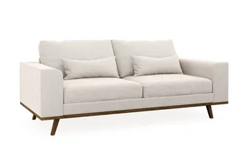 Copenhagen 2-sits Sammetssoffa - Krämvit - Möbler - Soffa - 2 sits soffa