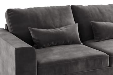 Copenhagen 2-sits Sammetssoffa - Mörkgrå - Möbler - Soffa - 2 sits soffa