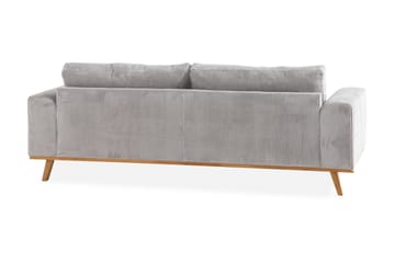 Copenhagen 3-sits Manchestersoffa - Ljusgrå - Möbler - Soffa - 3 sits soffa