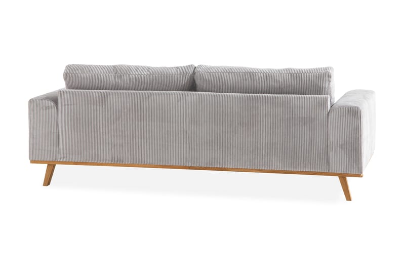 Copenhagen 3-sits Manchestersoffa - Ljusgrå - Möbler - Soffa - 3 sits soffa