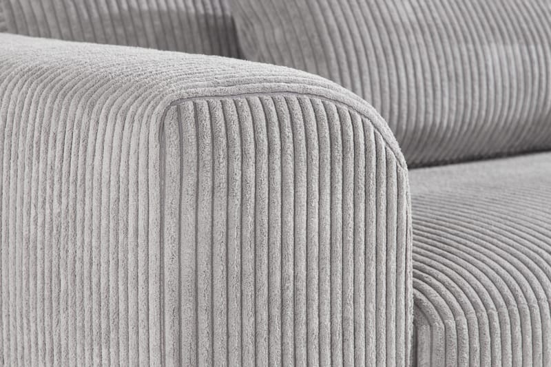 Copenhagen 3-sits Manchestersoffa - Ljusgrå - Möbler - Soffa - 3 sits soffa