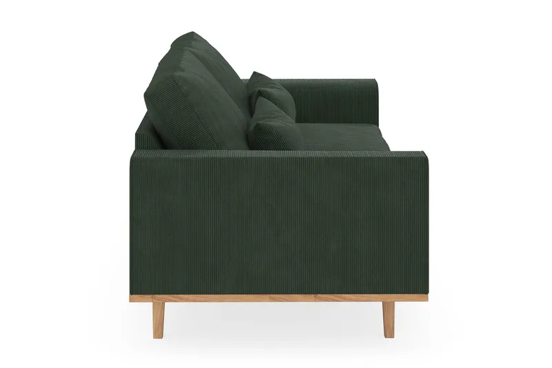 Copenhagen 3-sits Manchestersoffa - Mörkgrön - Möbler - Soffa - 3 sits soffa