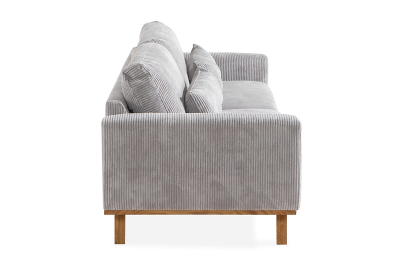 Copenhagen 4-sits Manchestersoffa - Ljusgrå - Möbler - Soffa - 4 sits soffa