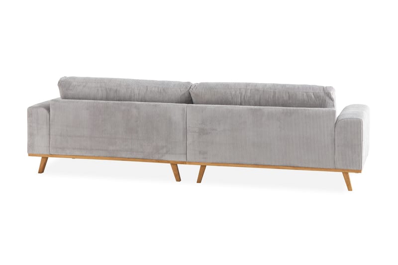 Copenhagen 4-sits Manchestersoffa - Ljusgrå - Möbler - Soffa - 4 sits soffa