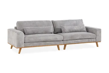 Copenhagen 4-sits Manchestersoffa - Ljusgrå - Möbler - Soffa - 4 sits soffa