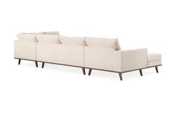 Copenhagen 5-sits Högervänd U-formad Large Soffa med Divan och Schäslong i Chenille - Beige - Möbler - Soffa - U-soffa
