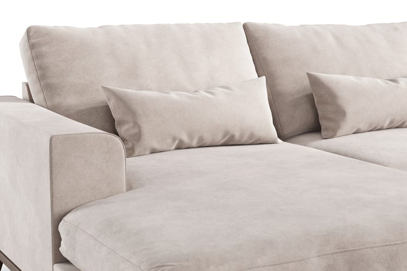 Copenhagen 5-sits Högervänd U-formad Large Soffa med Divan och Schäslong i Sammet - Beige - Möbler - Soffa - Sammetssoffa