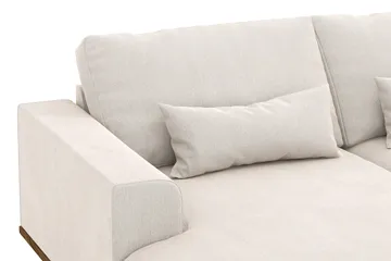 Copenhagen 5-sits Högervänd U-formad Soffa med Divan och Schäslong i Sammet - Krämvit - Möbler - Soffa - Sammetssoffa