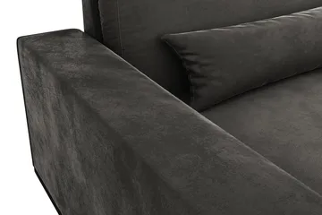 Copenhagen 5-sits Högervänd U-formad Soffa med Divan och Schäslong i Sammet - Mörkgrå - Möbler - Soffa - U-soffa