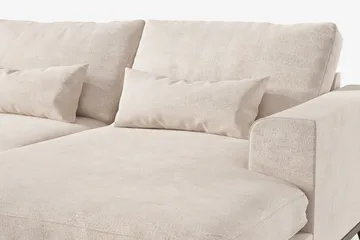 Copenhagen 5-sits Vänstervänd U-formad Large Soffa med Divan och Schäslong i Chenille - Beige - Möbler - Soffa - U-soffa