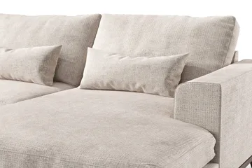 Copenhagen 5-sits Vänstervänd U-formad Large Soffa med Divan och Schäslong i Chenille - Grå / Beige - Möbler - Soffa - U-soffa