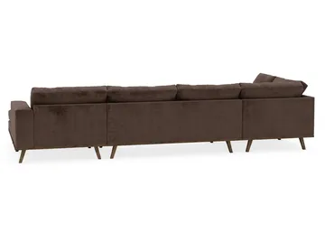 Copenhagen 5-sits Vänstervänd U-formad Large Soffa med Divan och Schäslong i Manchester - Mörkbrun - Möbler - Soffa - U-soffa