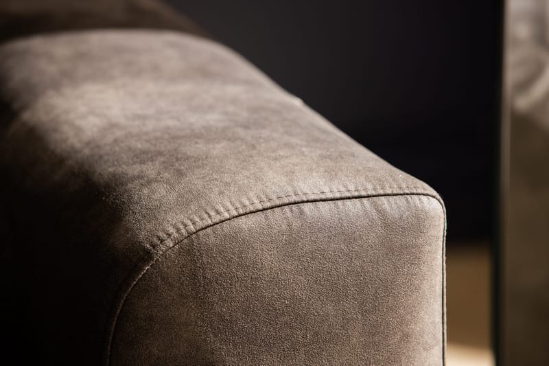 Copenhagen 5-sits Vänstervänd U-formad Soffa med Divan och Schäslong i Konstläder - Mörkgrå - Möbler - Soffa - U-soffa