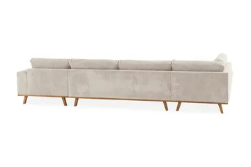 Copenhagen 5-sits Vänstervänd U-formad Soffa med Divan och Schäslong i Manchester - Beige - Möbler - Soffa - U-soffa