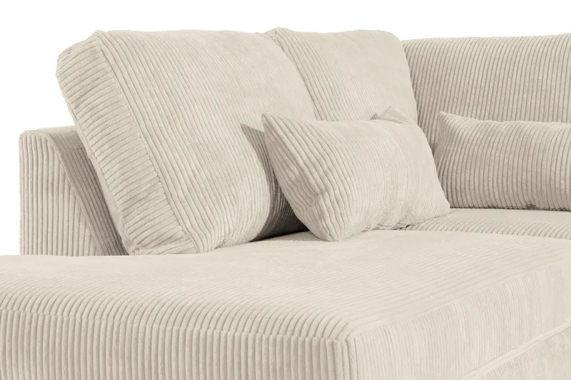 Copenhagen 5-sits Vänstervänd U-formad Soffa med Divan och Schäslong i Manchester - Beige - Möbler - Soffa - U-soffa