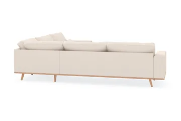 Copenhagen 6-sits L-formad Hörnsoffa i Manchester - Beige - Möbler - Soffa - Hörnsoffa