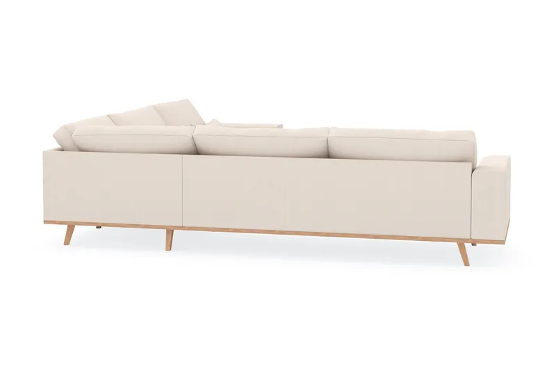 Copenhagen 6-sits L-formad Hörnsoffa i Manchester - Beige - Möbler - Soffa - Hörnsoffa