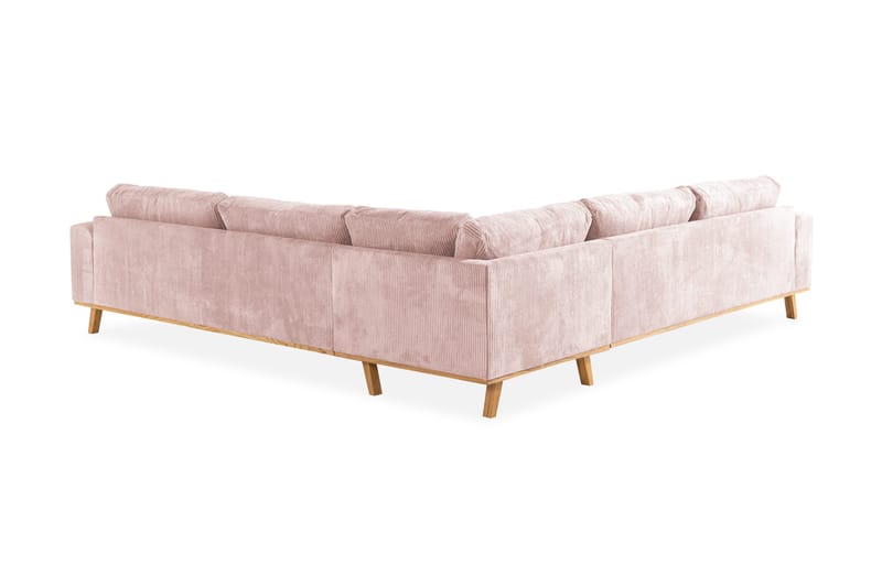 Copenhagen 6-sits L-formad Hörnsoffa i Manchester - Rosa - Möbler - Soffa - Hörnsoffa
