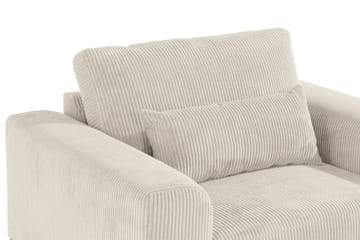 Copenhagen Soffgrupp 3-sits + 2-sits Soffa + Fåtölj + Fotpall i Manchester - Beige - Möbler - Soffa - Soffgrupp