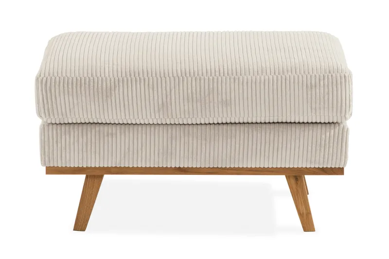 Copenhagen Soffgrupp 3-sits + 2-sits Soffa + Fåtölj + Fotpall i Manchester - Beige - Möbler - Soffa - Soffgrupp