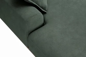 Copenhagen Premium 5-sits Högervänd U-formad Djup Soffa med Divan och Schäslong i Tyg - Grön - Möbler - Soffa - U-soffa