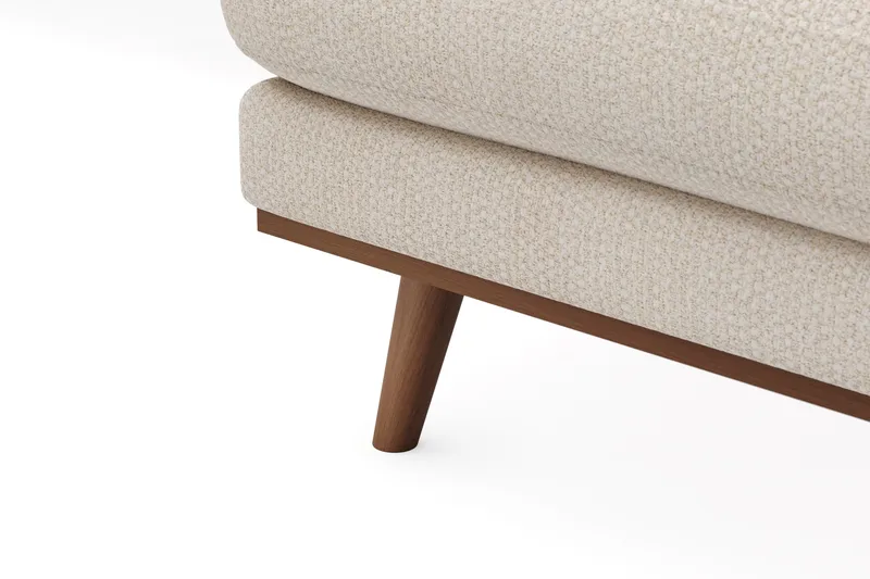 Copenhagen Premium 5-sits Vänstervänd U-formad Djup Soffa med Divan och Schäslong i Chenille - Ljusbeige - Möbler - Soffa - U-soffa