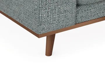 Copenhagen Premium 4-sits Högervänd L-formad Djup Divansoffa i Chenille - Grå/Blå - Möbler - Soffa - Divansoffa & schäslongsoffa - 4 sits soffa med divan