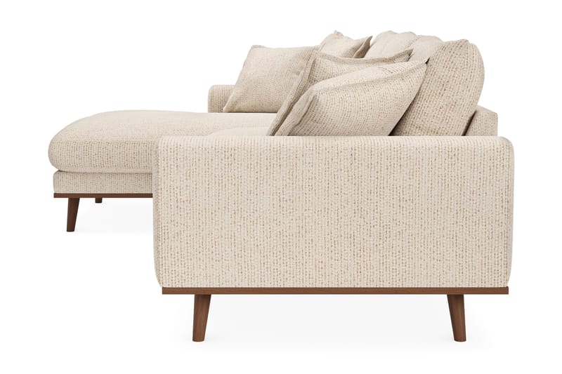 Copenhagen Premium 4-sits Vänstervänd L-formad Djup Divansoffa i Chenille - Beige - Möbler - Soffa - Divansoffa & schäslongsoffa - 4 sits soffa med divan